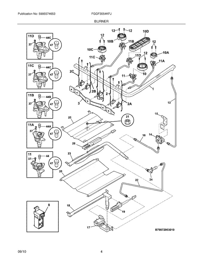 Diagram for FGGF3054KFJ