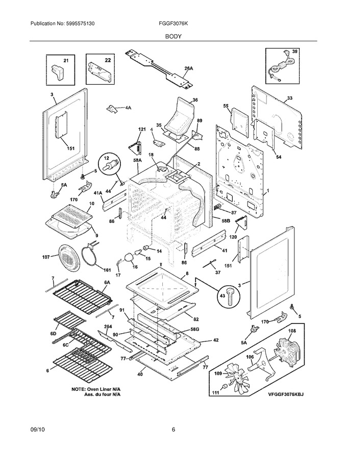 Diagram for FGGF3076KWJ