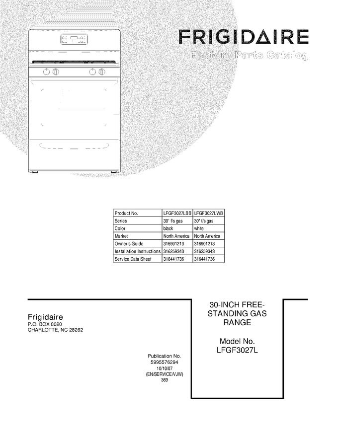Diagram for LFGF3027LWB