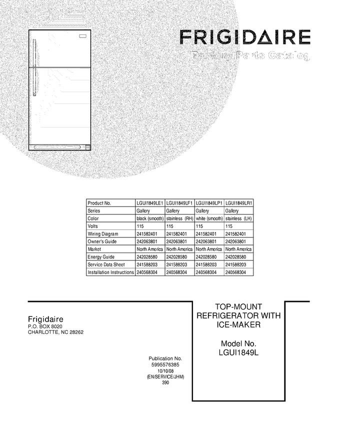 Diagram for LGUI1849LR1