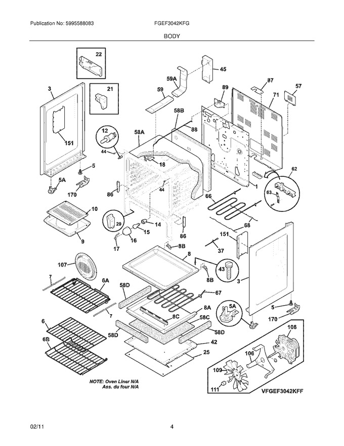Diagram for FGEF3042KFG