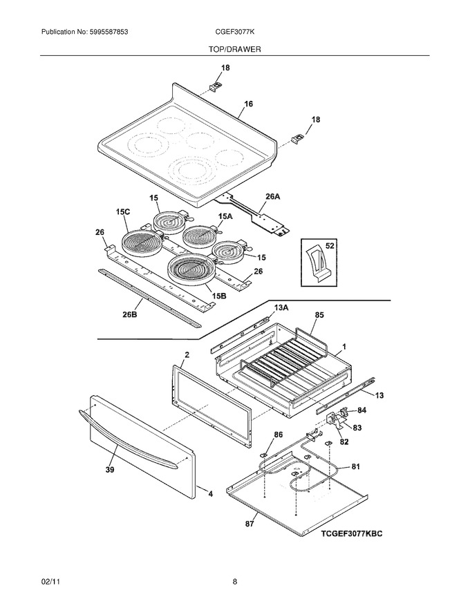 Diagram for CGEF3077KBD