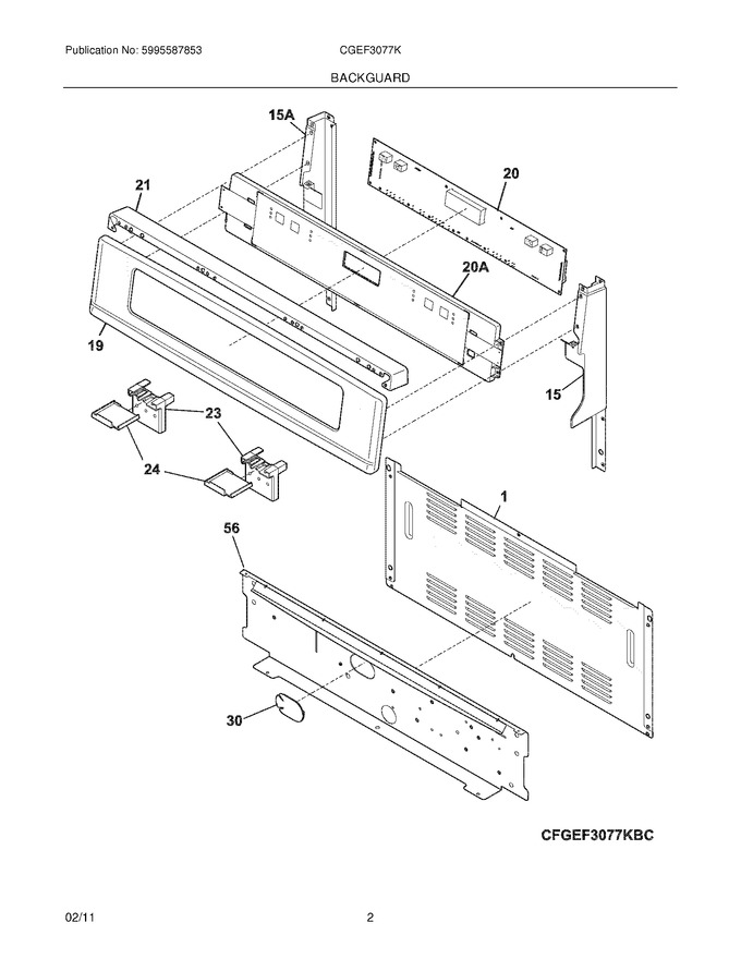 Diagram for CGEF3077KWD
