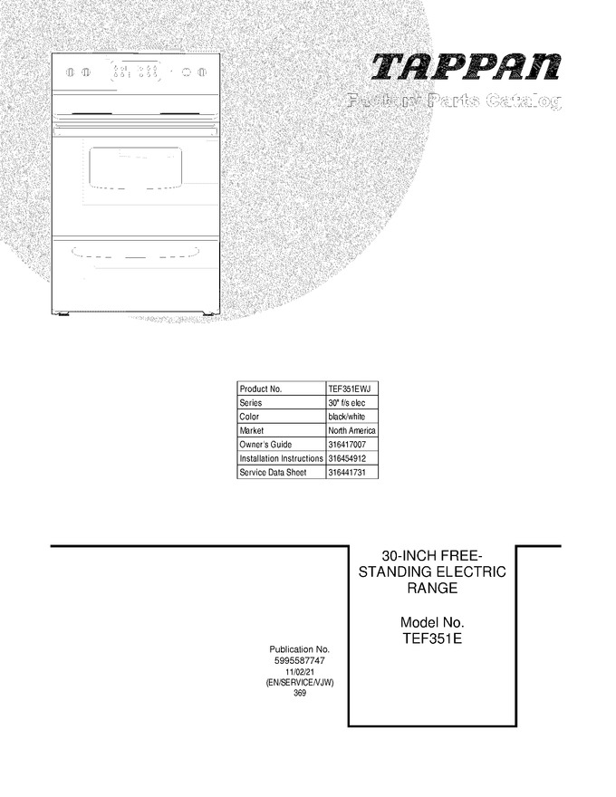 Diagram for TEF351EWJ