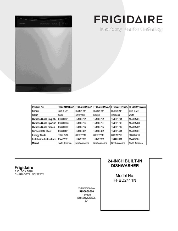 Diagram for FFBD2411NB3A
