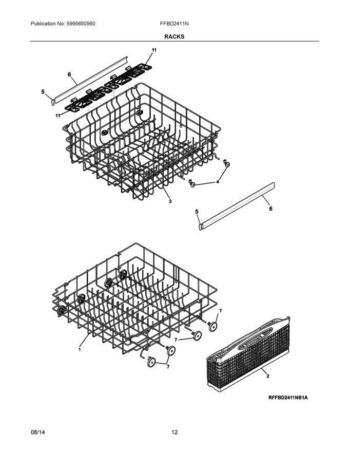 Diagram for FFBD2411NB3A