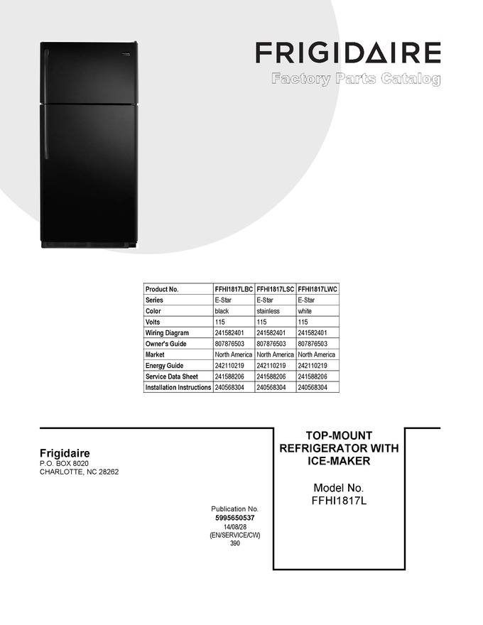 Diagram for FFHI1817LWC