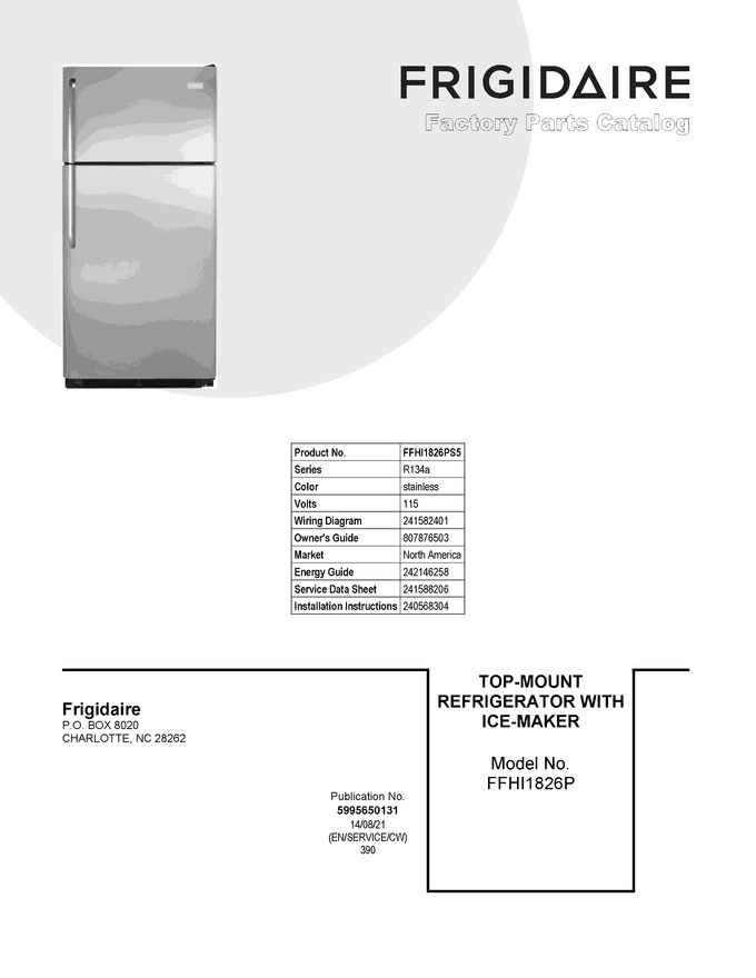 Diagram for FFHI1826PS5