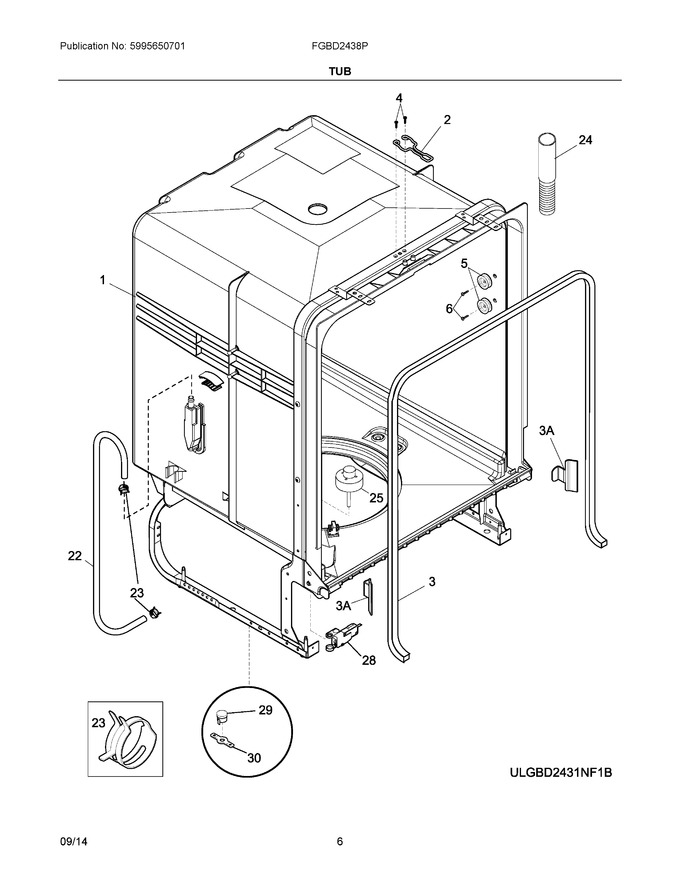 Diagram for FGBD2438PW4A