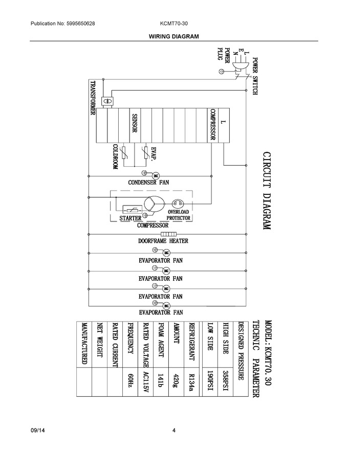 Diagram for KCMT70-30