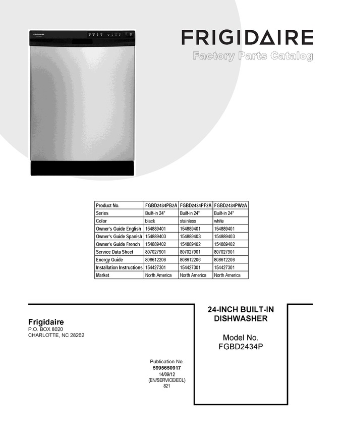 Diagram for FGBD2434PF2A
