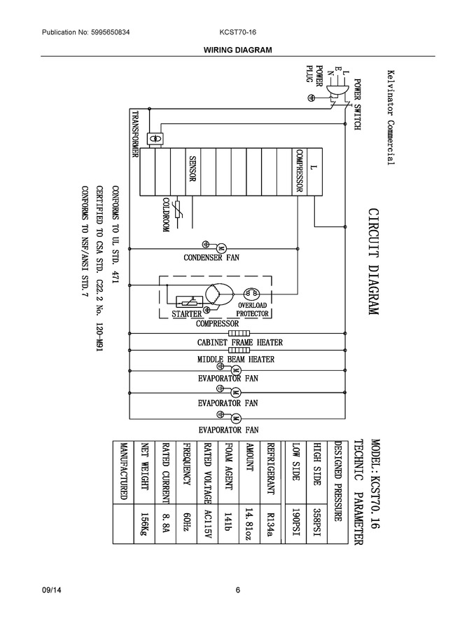 Diagram for KCST7016