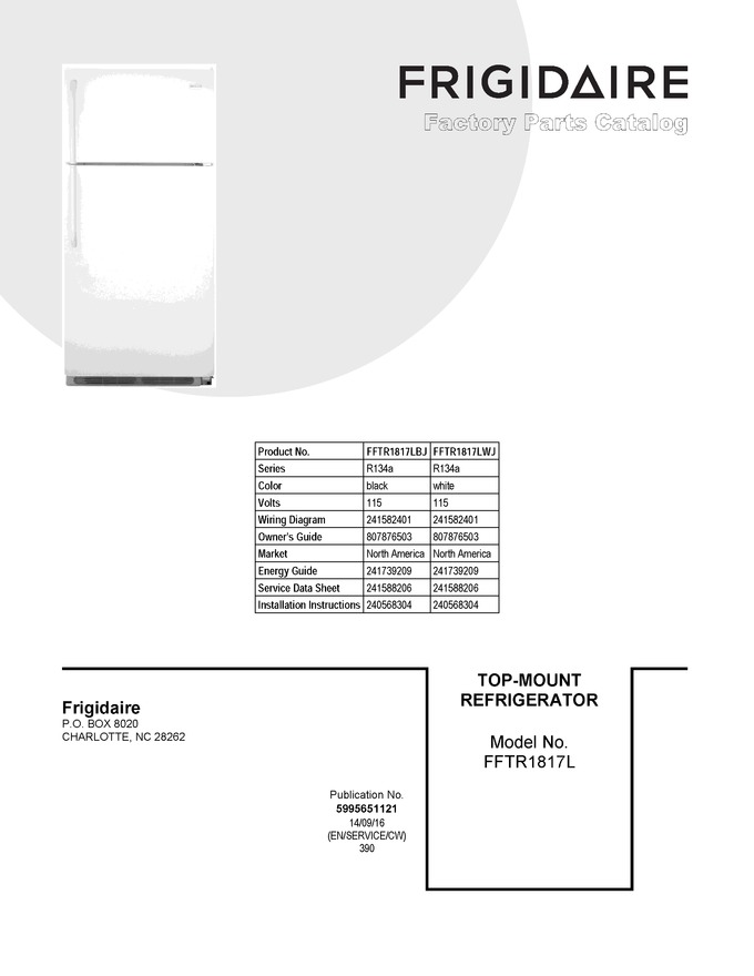 Diagram for FFTR1817LWJ