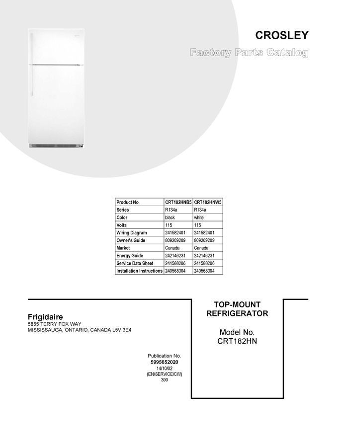 Diagram for CRT182HNB5