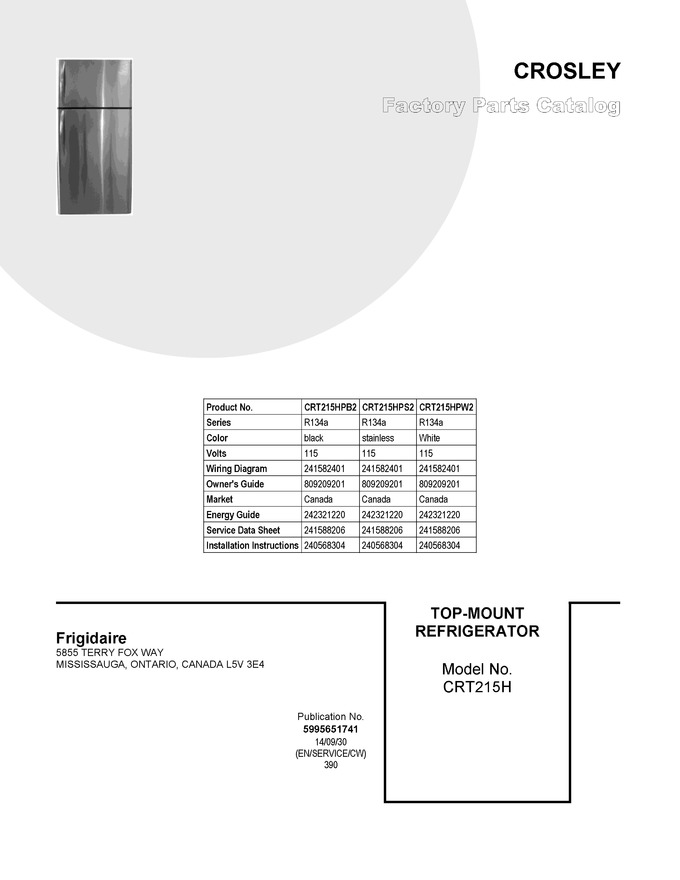 Diagram for CRT215HPS2