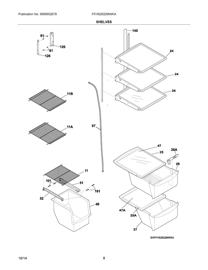 Diagram for FFHS2622MWKA
