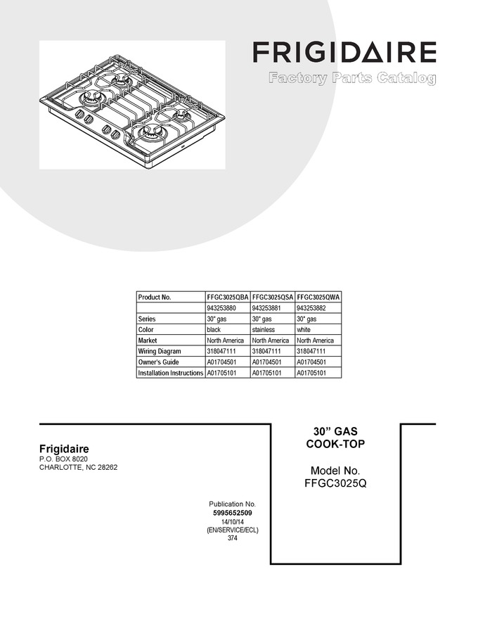 Diagram for FFGC3025QBA