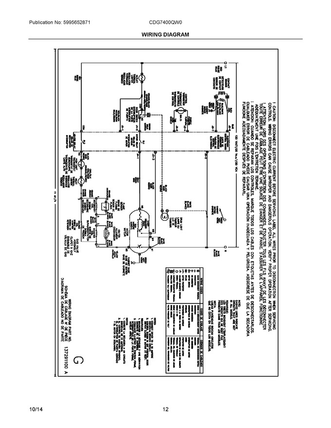 Diagram for CDG7400QW0