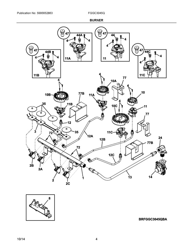 Diagram for FGGC3045QSA