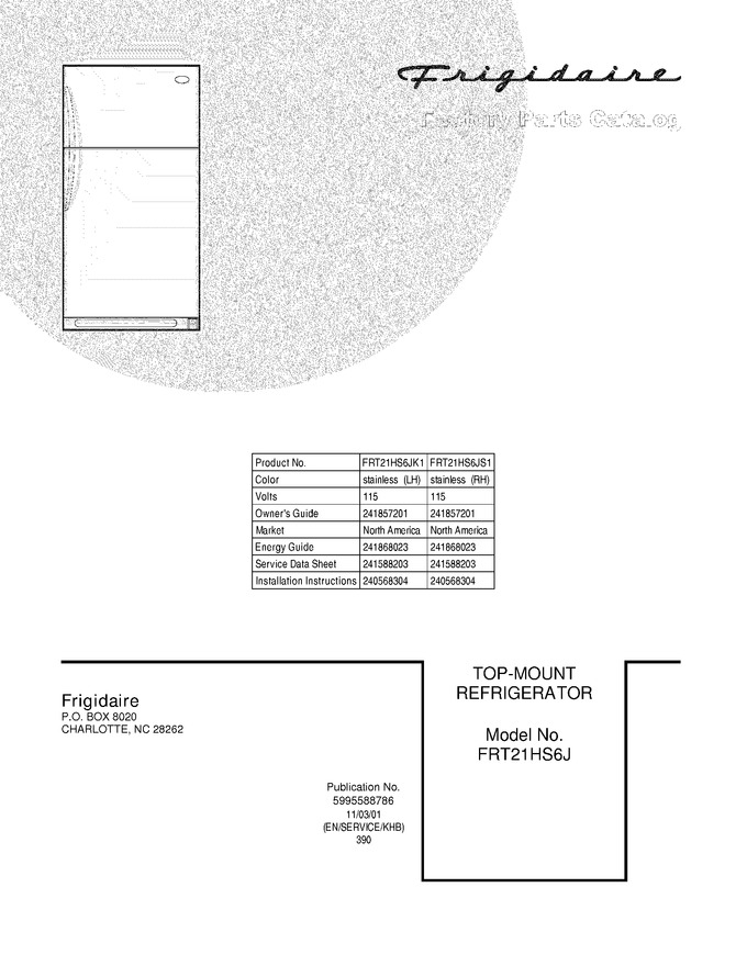 Diagram for FRT21HS6JK1