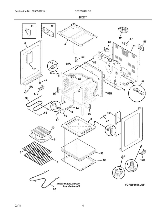 Diagram for CFEF3046LSG