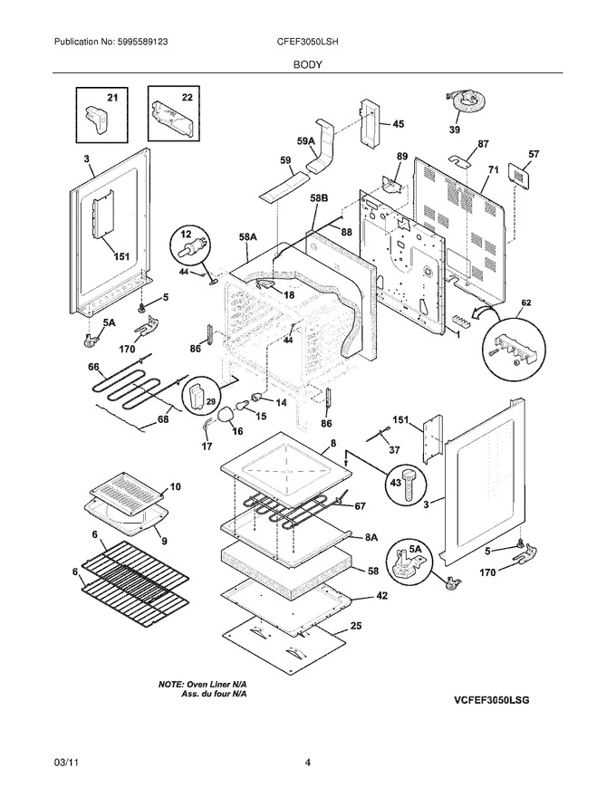 Diagram for CFEF3050LSH