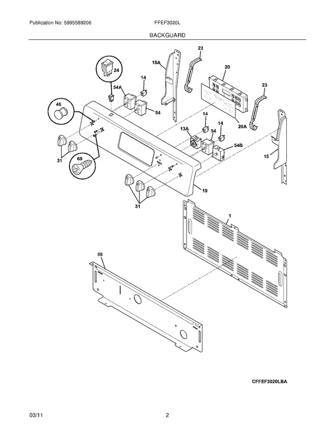 Diagram for FFEF3020LBE
