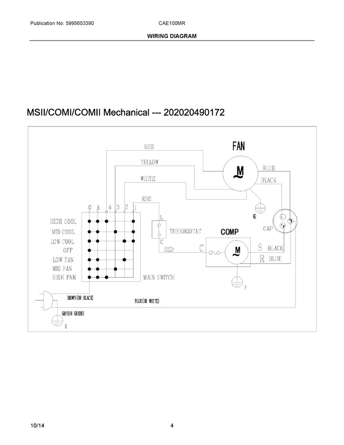 Diagram for CAE100MR11