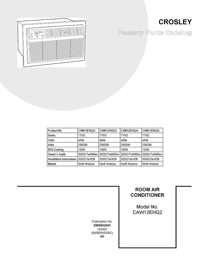 Diagram for CAW12EHQ22
