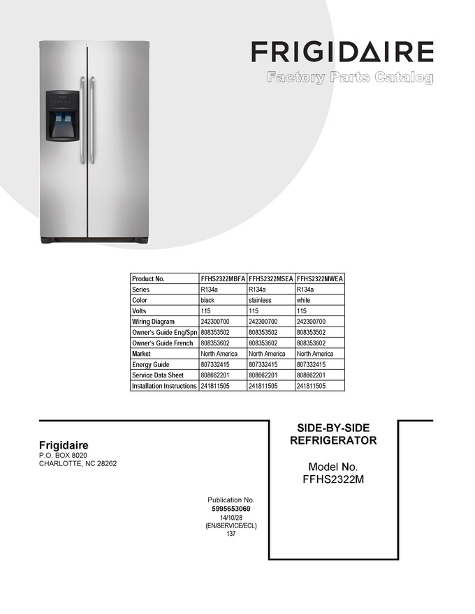 Diagram for FFHS2322MWEA