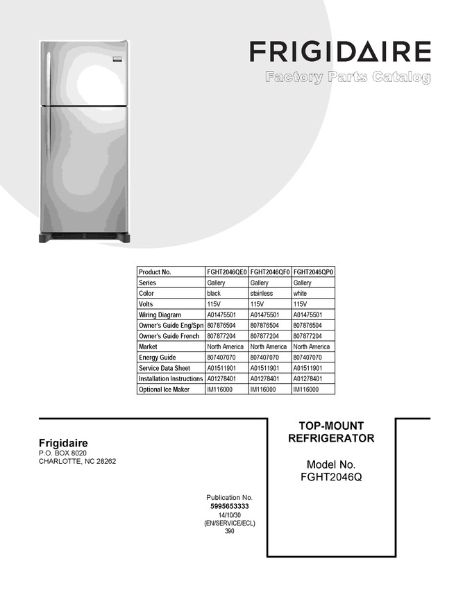 Diagram for FGHT2046QE0