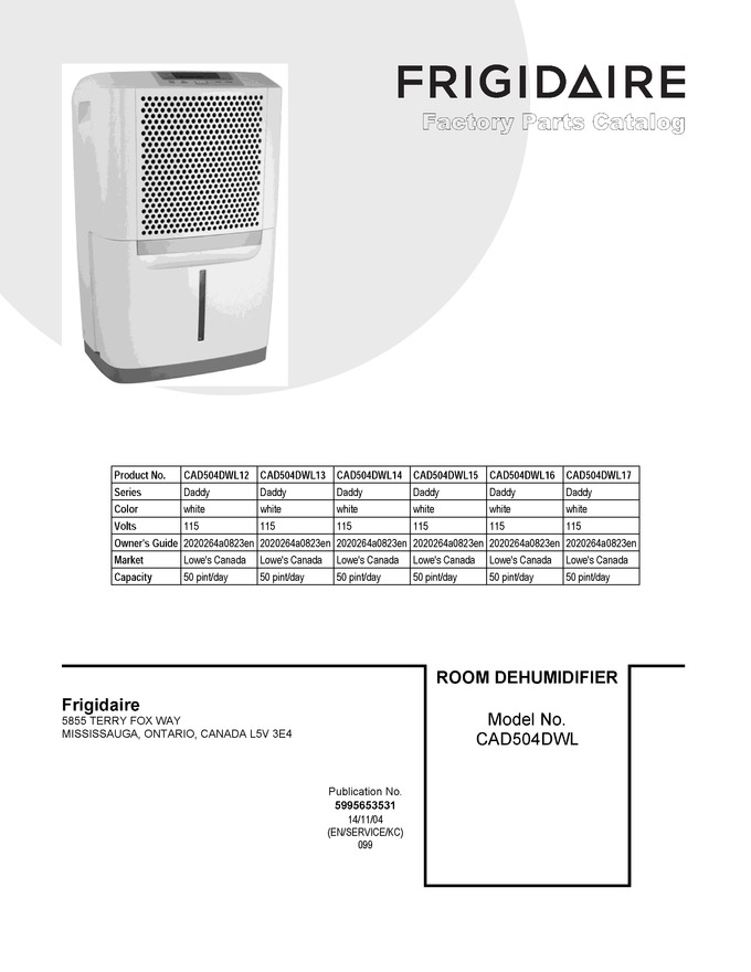 Diagram for CAD504DWL17