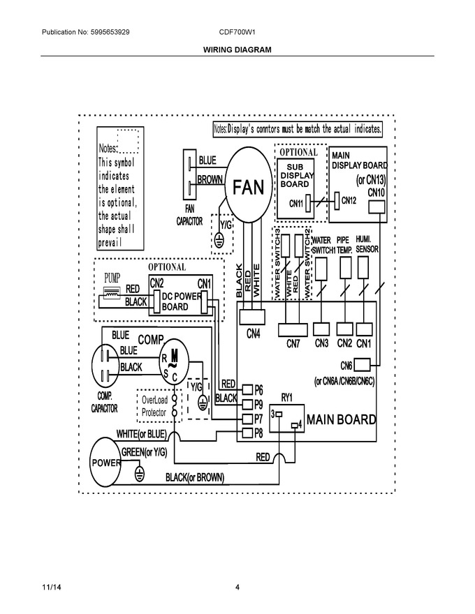 Diagram for CDF700W11