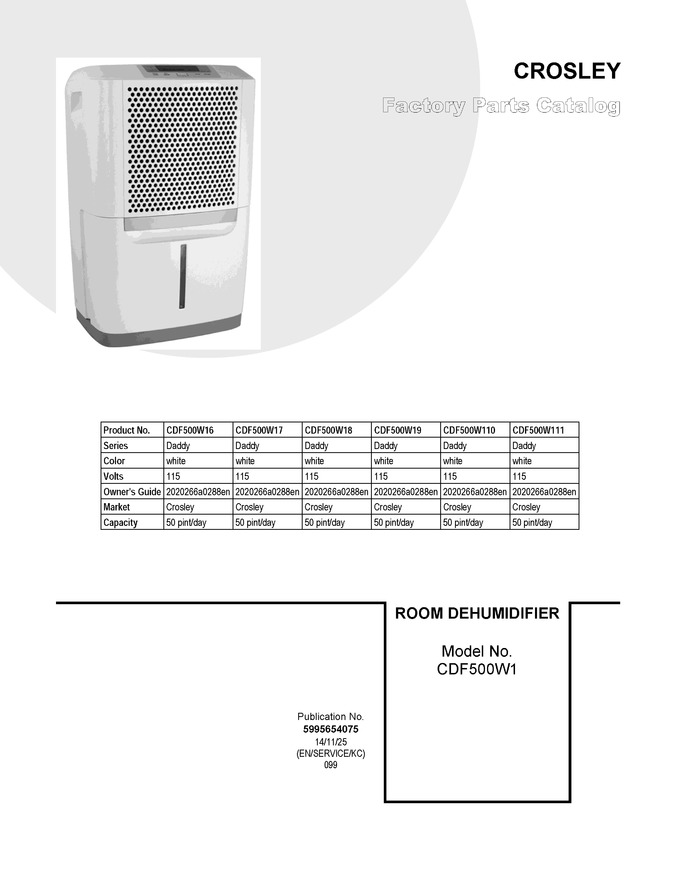 Diagram for CDF500W111