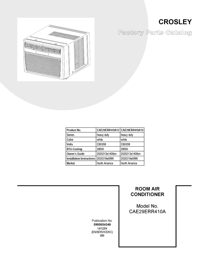 Diagram for CAE29ERR410A13