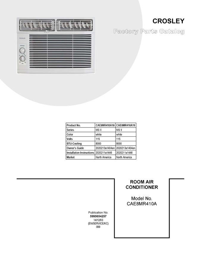 Diagram for CAE8MR410A18