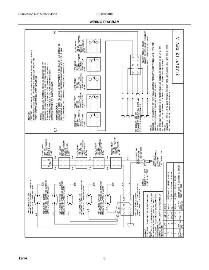 Diagram for FFGC3610QWA