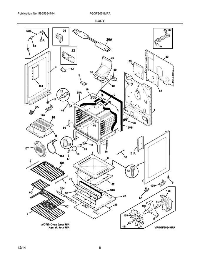 Diagram for FGGF3054MFA