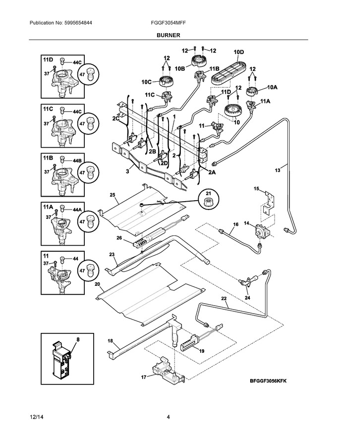 Diagram for FGGF3054MFF