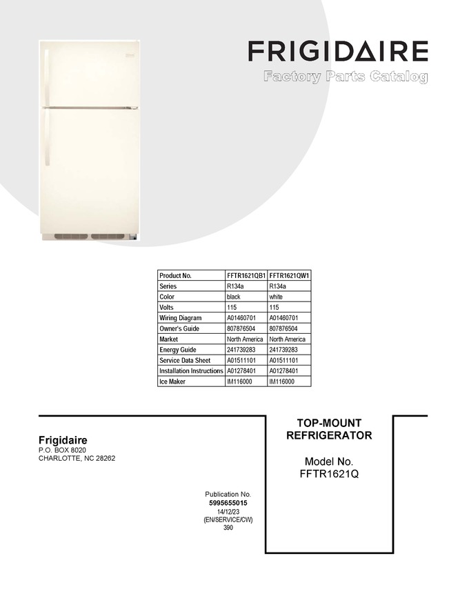 Diagram for FFTR1621QW1
