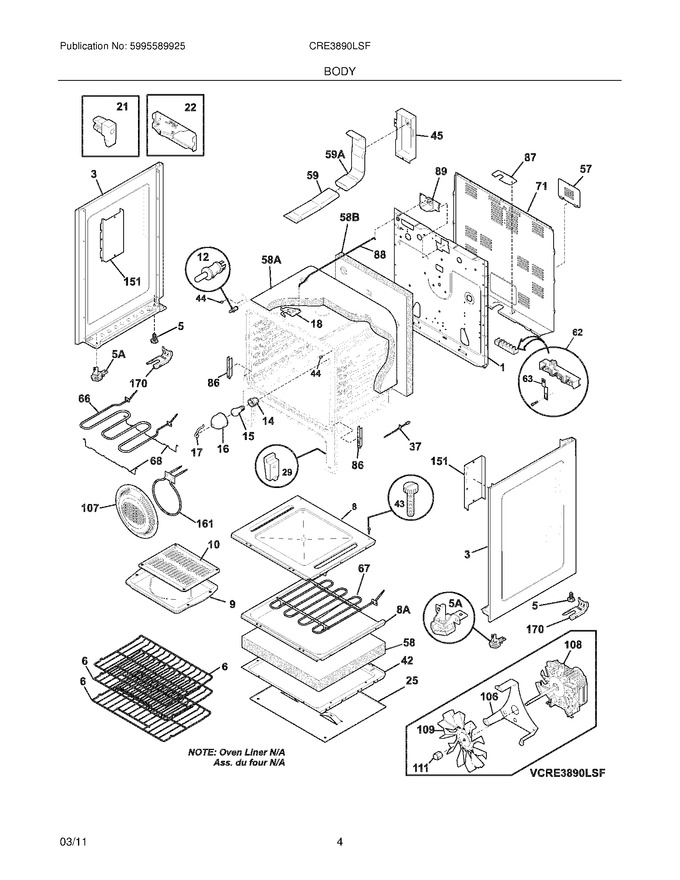 Diagram for CRE3890LSF