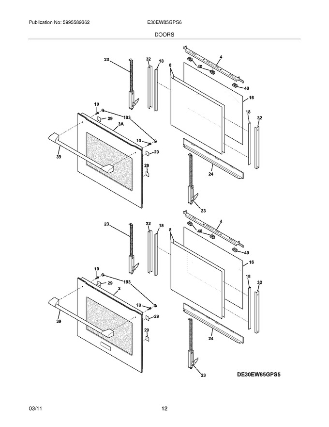 Diagram for E30EW85GPS6
