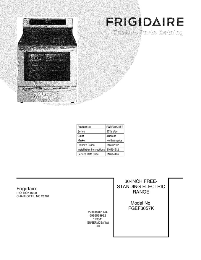 Diagram for FGEF3057KFE