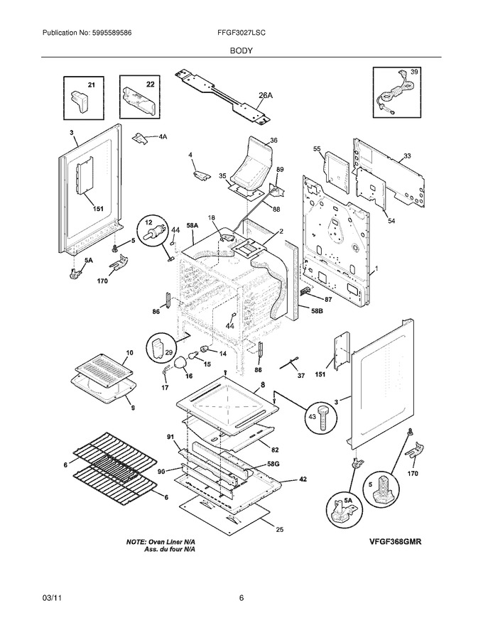 Diagram for FFGF3027LSC