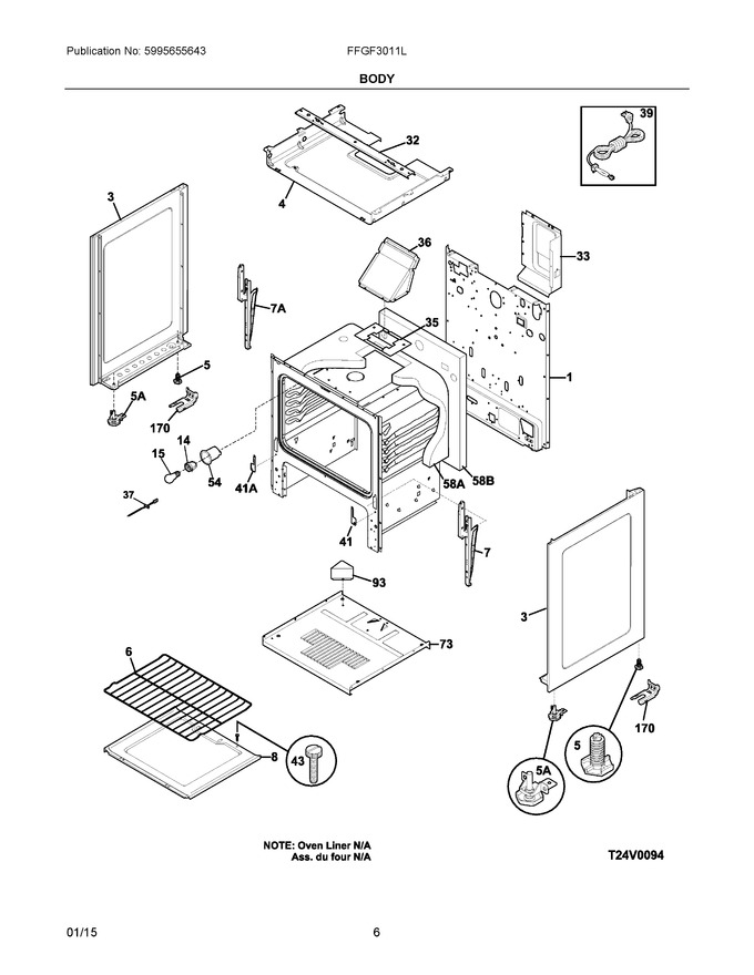 Diagram for FFGF3011LWD