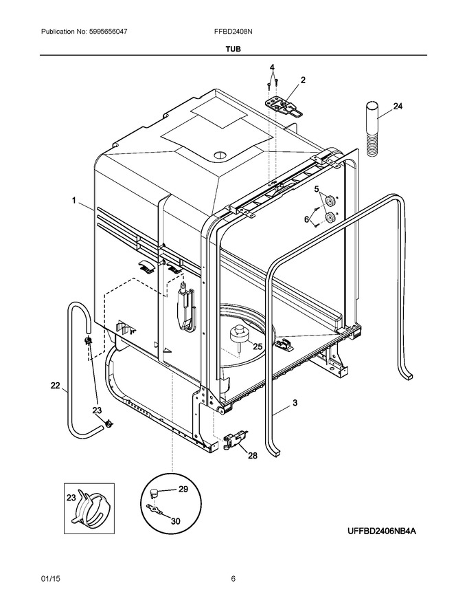 Diagram for FFBD2408NS3A