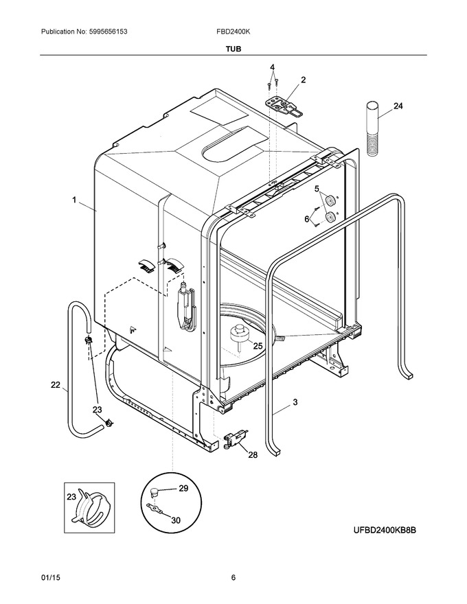 Diagram for FBD2400KW8B