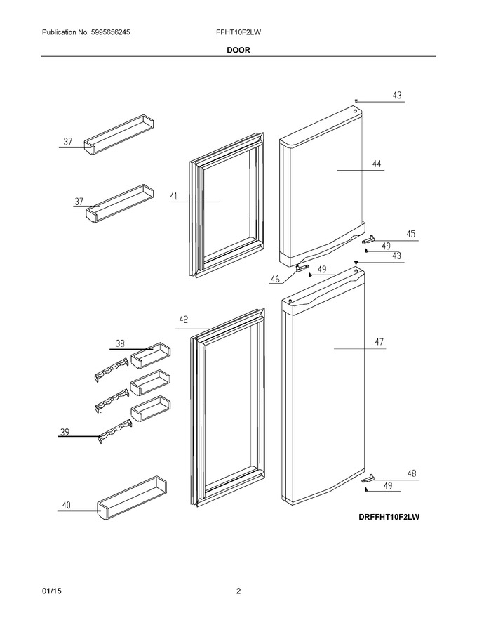 Diagram for FFHT10F2LW
