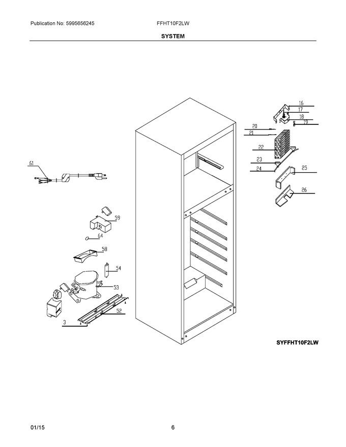 Diagram for FFHT10F2LW