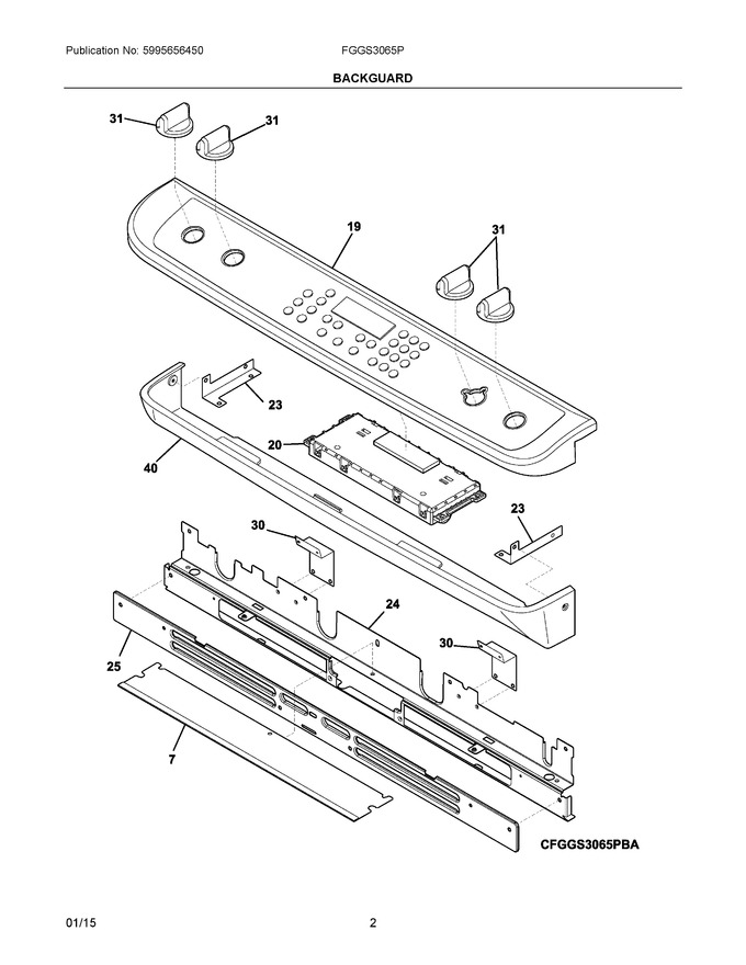 Diagram for FGGS3065PWE
